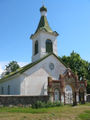 Øyas ortodokse kirke ligger i Linaküla, og viet til St. Nikolai