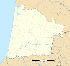 Mapa konturowa Landów, na dole nieco na lewo znajduje się punkt z opisem „Oeyreluy”