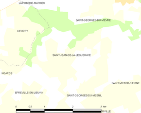 Poziția localității Saint-Jean-de-la-Léqueraye