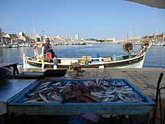 Marché aux poissons du Vieux-Port de Marseille