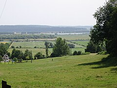 Vallée de la Seine, entre Le Havre et Tancarville à l'ouest.