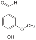 Struktur von Vanillin