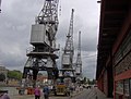 Cranes at the Bristol Harbour Railway and Industrial Museum