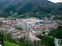 Vy över Eibar