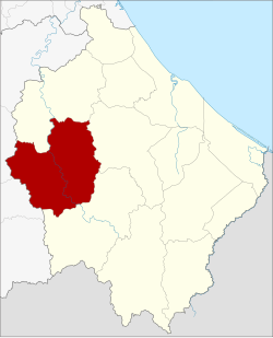 District location in Narathiwat province