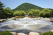 甲山森林公園からの近景。