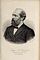 James A. Garfield, engraving by August Weger