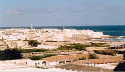 The مرکه (سومالی) beachside.