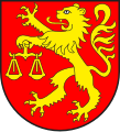 Leone tenente bilancia (Sarn, Svizzera)