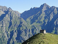 Vista del paso Manina