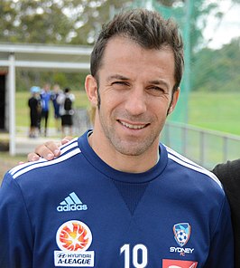 Alessandro Del Piero bij Sydney FC in 2014