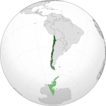 Location of Chile