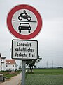 osmwiki:File:Landwirtschaftlicher Verkehr frei.JPG