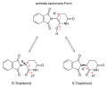 Deutsch: Struktur von Thalidomid English: Structure of thalidomide