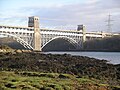 Britannia Bridge bhon ear