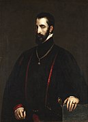 El Gran Duque de Alba joven, copia de un original de Tiziano pintada por Rubens