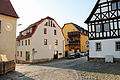 * Nomination Houses in the old town of Lobeda, Jena, Germany. --Indeedous 23:50, 1 March 2013 (UTC) * Decline  CommentCan you fix the red edges and blown sky on the left? 1 EV less would have done good IMHO. --Kreuzschnabel 04:54, 2 March 2013 (UTC) CA, overexposure. Mattbuck 21:35, 9 March 2013 (UTC)