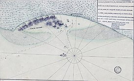 Карта порта в 1718 году.