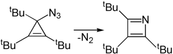 Herstellung von Tri-tert-Butylcyclopropenylazid