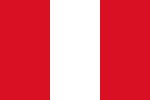 The civil flag and ensign of Peru is used by Peruvian citizens on land and sea