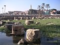 Ruines de la salle hypostyle et du pylône de Ramsès II