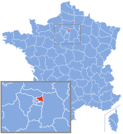 Location o Seine-Saint-Denis in Fraunce