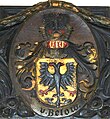 Wappen derer von Below im Kreishaus in Greifswald