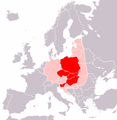 Map of Central Europe, according to Lonnie R. Johnson (2011)[61]   Countries usually considered Central European (citing the World Bank and the OECD)   Countries considered to be Central European only in the broader sense of the term.