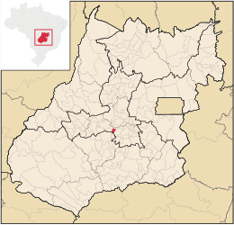 Santa Bárbara de Goiás – Mappa