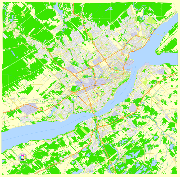 File:Quebec City Canada street map.svg