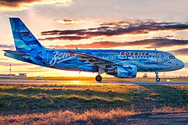 Rossiya Airlines; Airbus A319 in Zenitolet livery