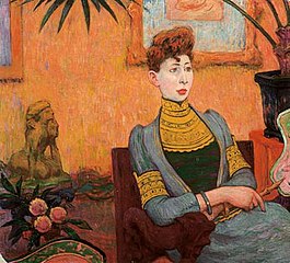 Émile Schuffenecker, Portrait de Madame Champsaur, 1890