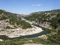 Les gorges du Gardon.