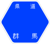 群馬県道213号標識