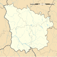 Mapa konturowa Nord, u góry znajduje się punkt z opisem „Oisy”