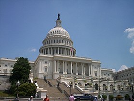 United States Capitol: Taken on the stairs of the backside of the Capitol