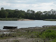 Les rives de la Loire à Sainte-Gemmes.