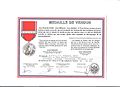 Diplôme décerné au lieutenant Brébant du 48e RI.