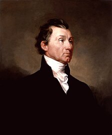 Portrait de James Monroe, 5e président des États-Unis (vers 1819).