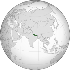 Location on the world map