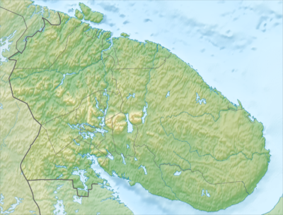 Location map Russia Murmansk Oblast