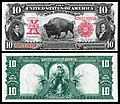 * Nomination United States $10 Banknote, depicting Meriwether Lewis, William Clark, and an American bison. --Godot13 16:50, 7 March 2013 (UTC) * Promotion The edges are very jagged - fixable. Otherwise, very good.--Óðinn 18:30, 15 March 2013 (UTC)  Done Fixed-Godot13 05:19, 16 March 2013 (UTC) Much better --Óðinn 07:21, 16 March 2013 (UTC)