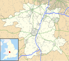 Malvern is located in Worcestershire