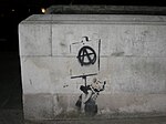 Anarkistråtta av Banksy.