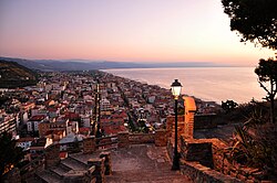 Panorama di Capo d'Orlando dal monte della Madonna