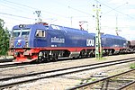 El-Lok IORE locomotives 110 and 109 at Gällivare in 2004