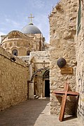 Via Dolorosa, Station IX. in Jerusalem