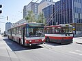 Škoda trolleybus in Bratislava, Slovakia