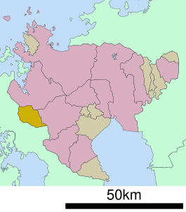 Location in Saga Prefecture