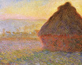 Claude Monet, Grainstack (Sunset), (1891)